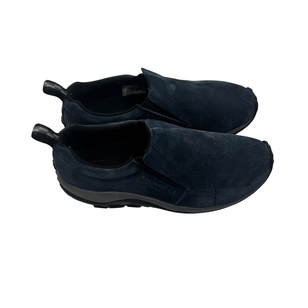 Merrell Jungle Moc Womens Navy Blue Suede Slip On Shoes J599386 Size 9 - Picture 8 of 11